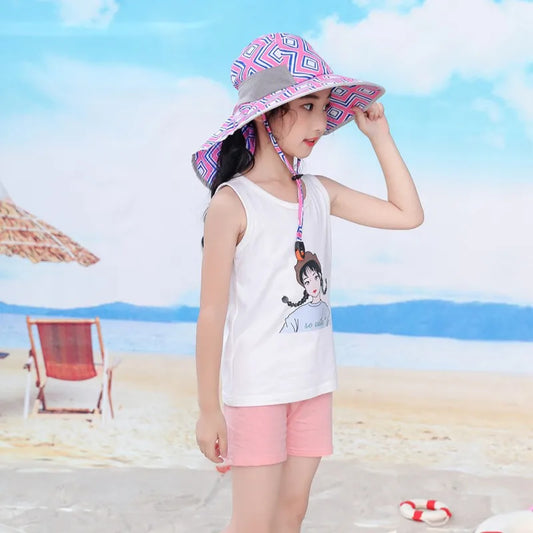 Kids UPF 50+ Bucket Hat UV Sun Protection