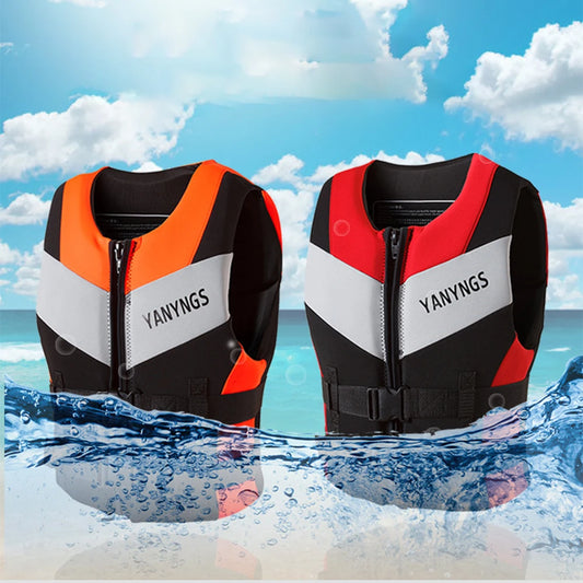 Adults  Neoprene Safety Life Vest Water Sports Fishing Ski