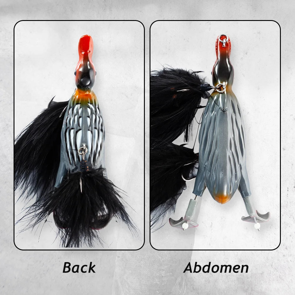 Floating 3D Suicide Duck Fishing Lures for Bass