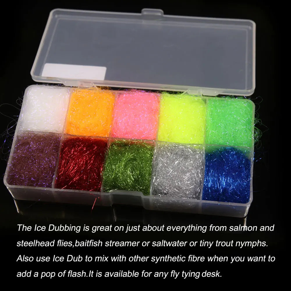 10 Colors Dub Kit-Ice /Hair Synthetic Fiber