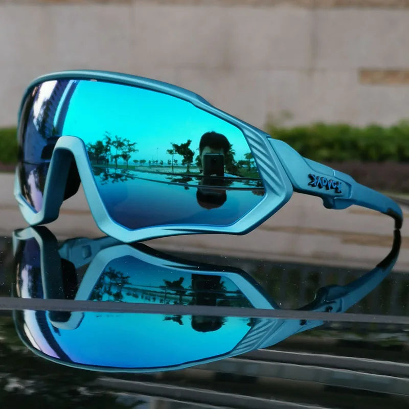 6 Lens Photochromic Polarized 2024  Sports Sunglasses