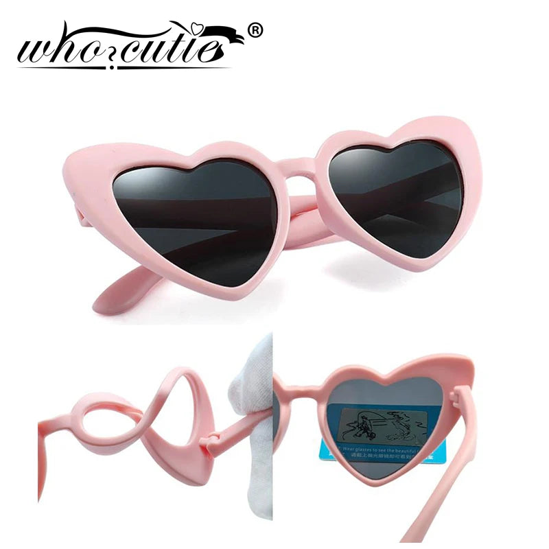 Polarized Sunglasses Girl  Heart Frame