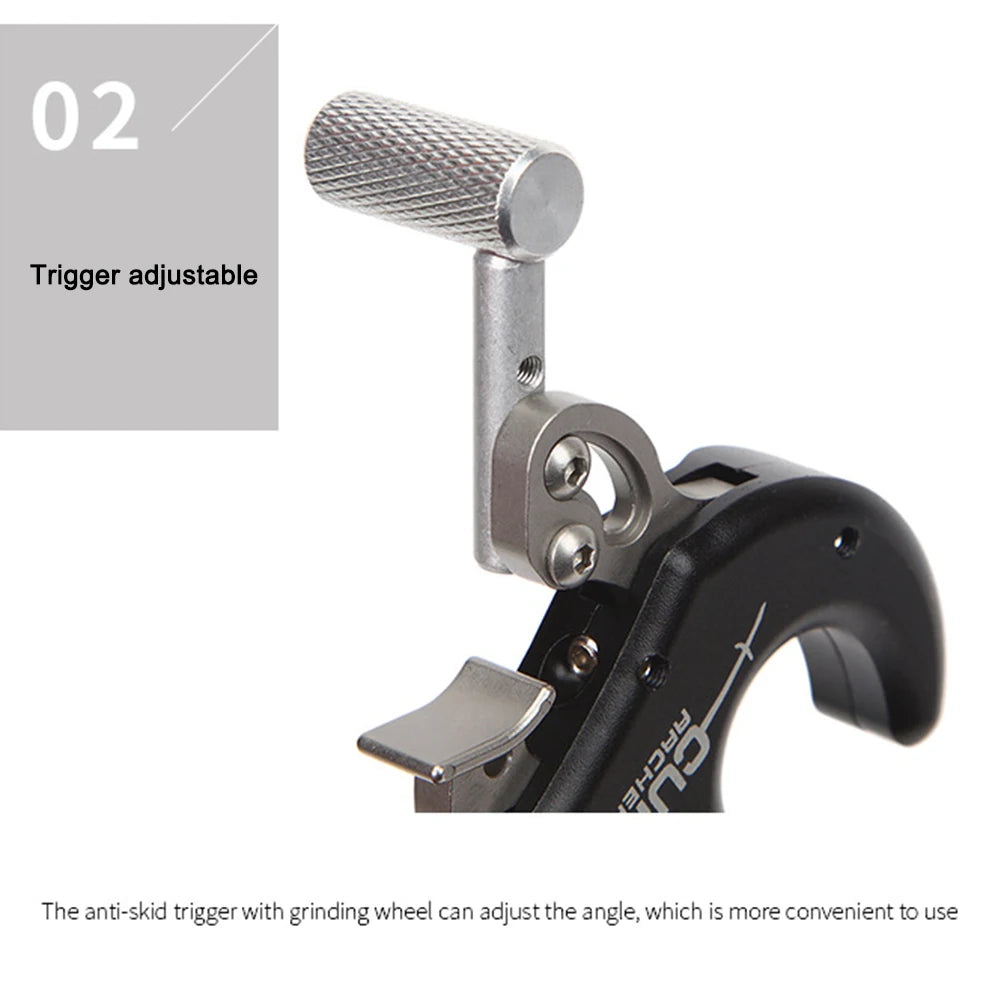 Archery Release Aluminum  4 Finger Thumb  Trigger Grip