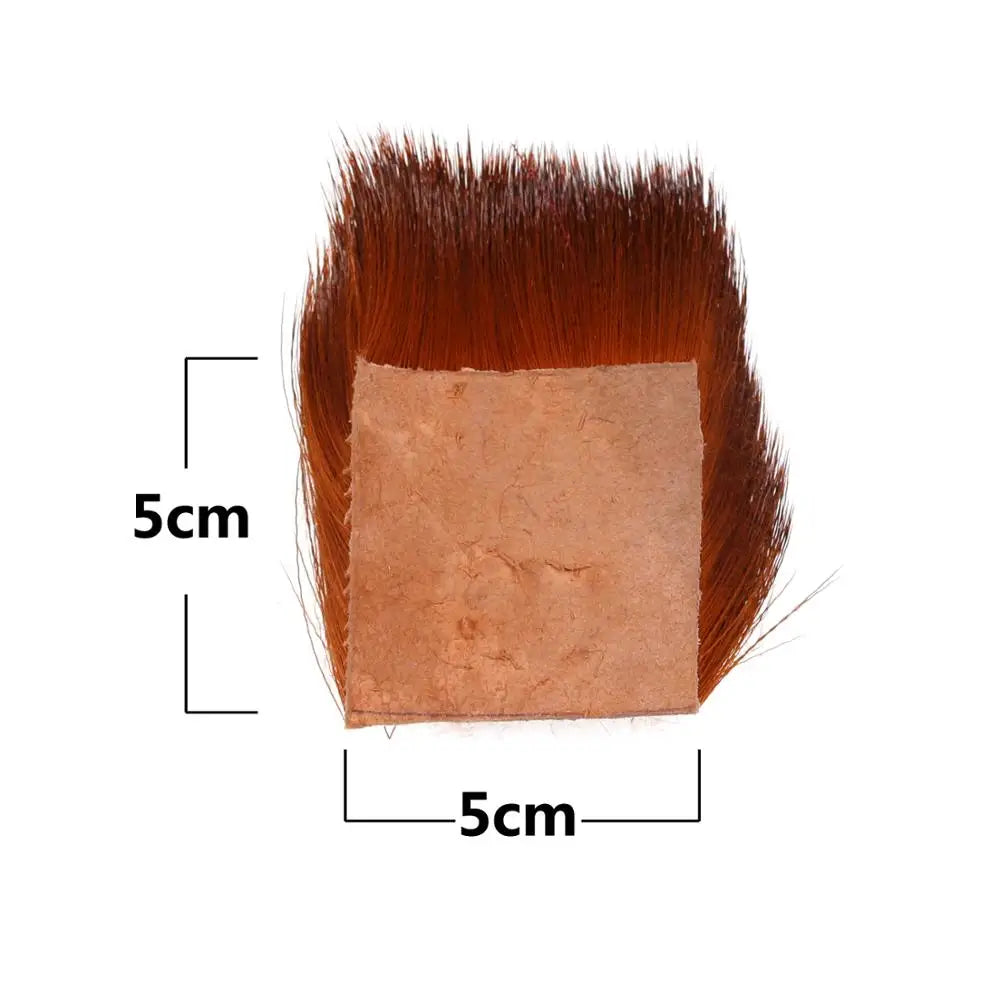 1 Piece Natural Deer Hair Patch Dry Flies