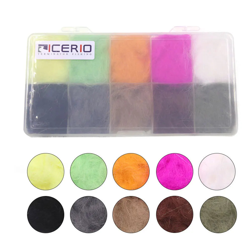 10 Colors Dub Kit-Ice /Hair Synthetic Fiber