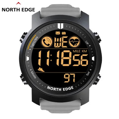 Men's Digital Watch Waterproof Running Sports Pedometer