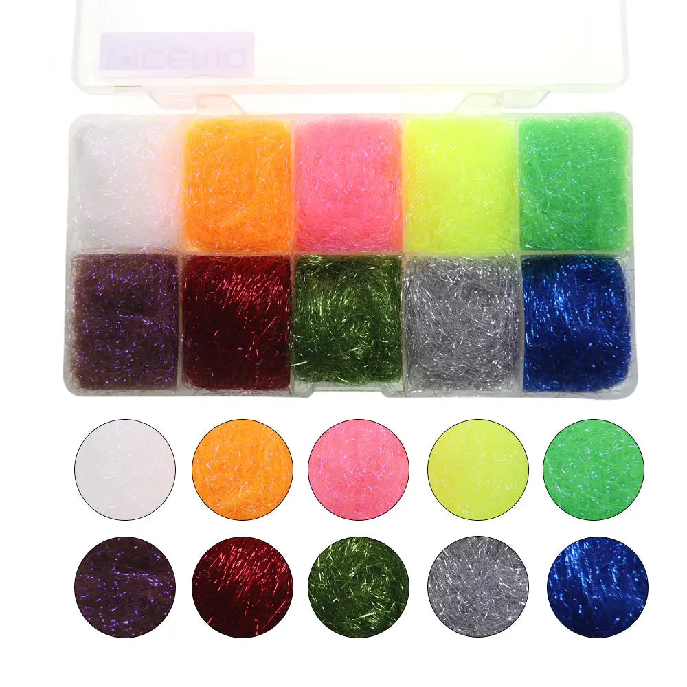 10 Colors Dub Kit-Ice /Hair Synthetic Fiber