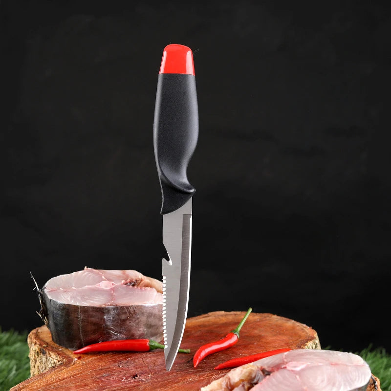 Hollow Plastic Handle Fish Fillet Carving Knife