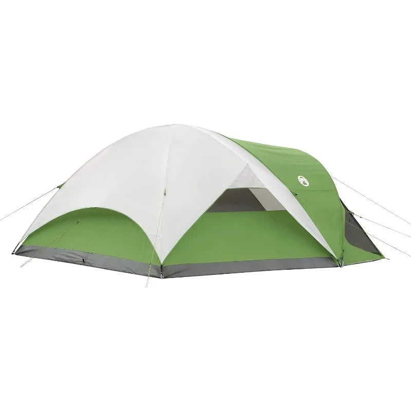 Coleman  Screened Camping Tent, 6/8 Person Weatherproof Roomy