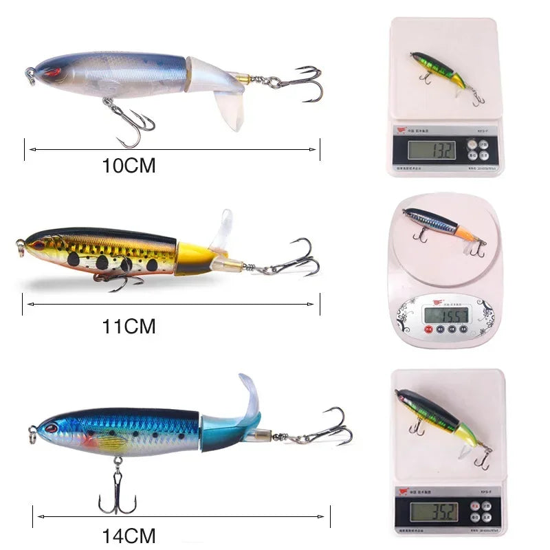 1 Pcs Topwater Fishing Lure Whopper Popper