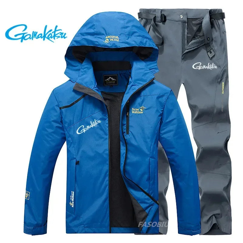 Gamakatsu Fishing Suit Men Spring Autumn Thin