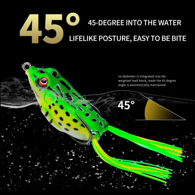 Frog Lure Soft Tube Bait Plastic Fishing Lure