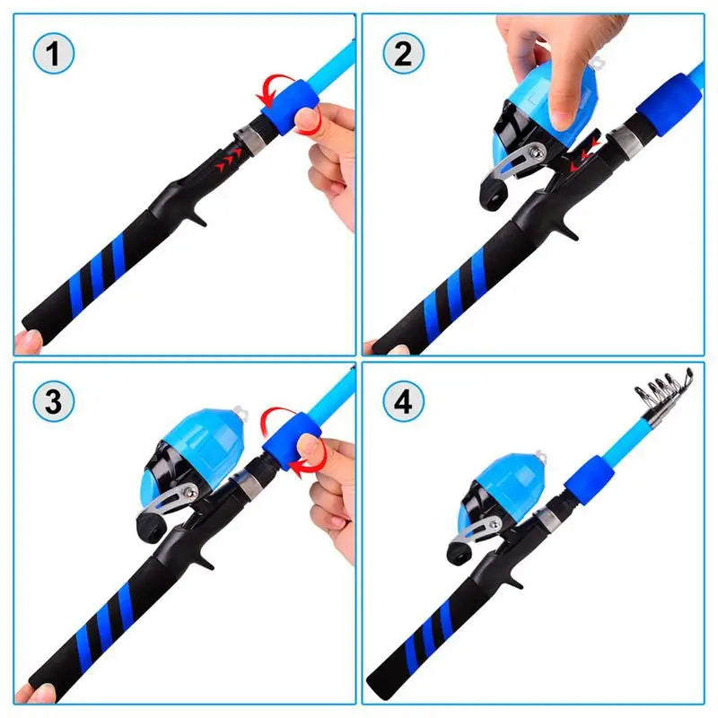 Kids Fishing Rod And Reel Set