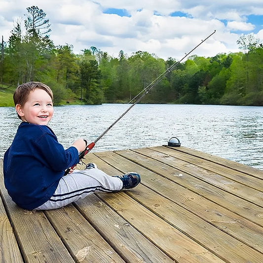 Kids Telescopic Fishing Rods With Spinning Reel