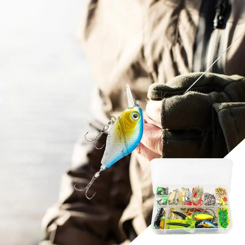 97PCS Freshwater Fishing  Lure Kit