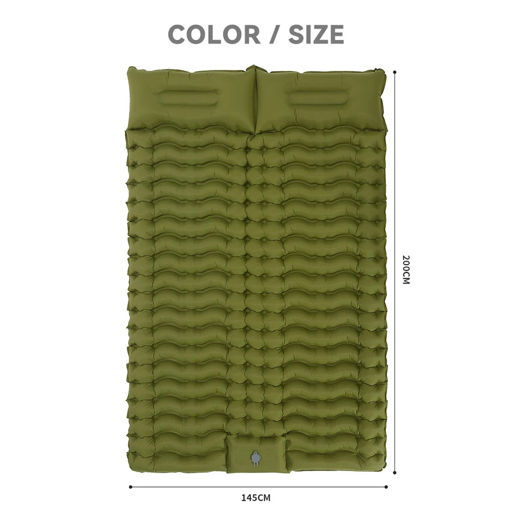 Double Camping Self-Inflating Sleeping Mat