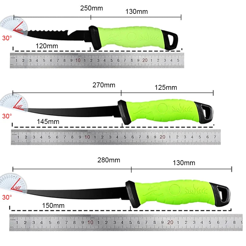 Stainless Steel Fishing Knife Fillet Boning Knife