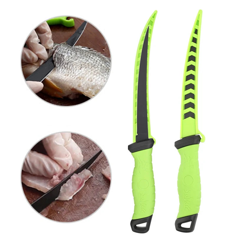 Stainless Steel Fishing Knife Fillet Boning Knife