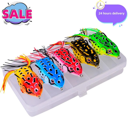 Frog Lure Soft Tube Bait Plastic Fishing Lure