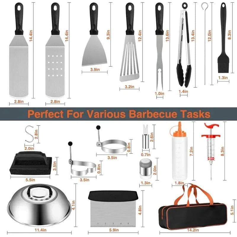 37pcs   Blackstone Griddle Accessories Kit For Camp Chef