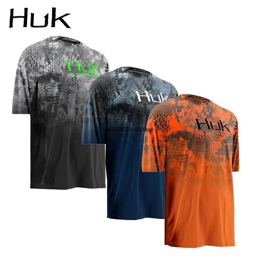 2023 HUK Fishing Shirts Men Summer Outdoor