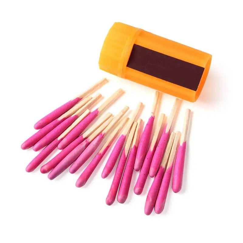 20Pcs Waterproof Matches With Case