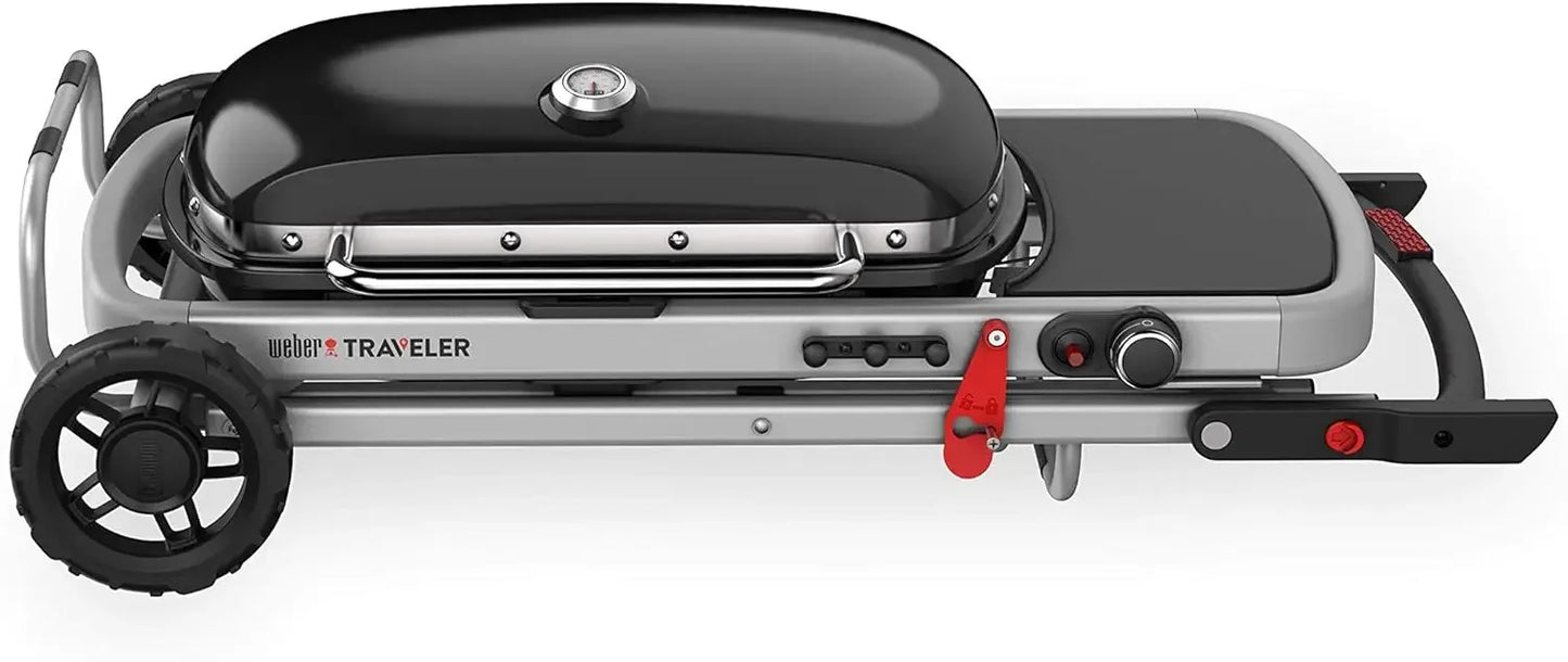 New Weber Traveler Portable Gas Grill, Compact