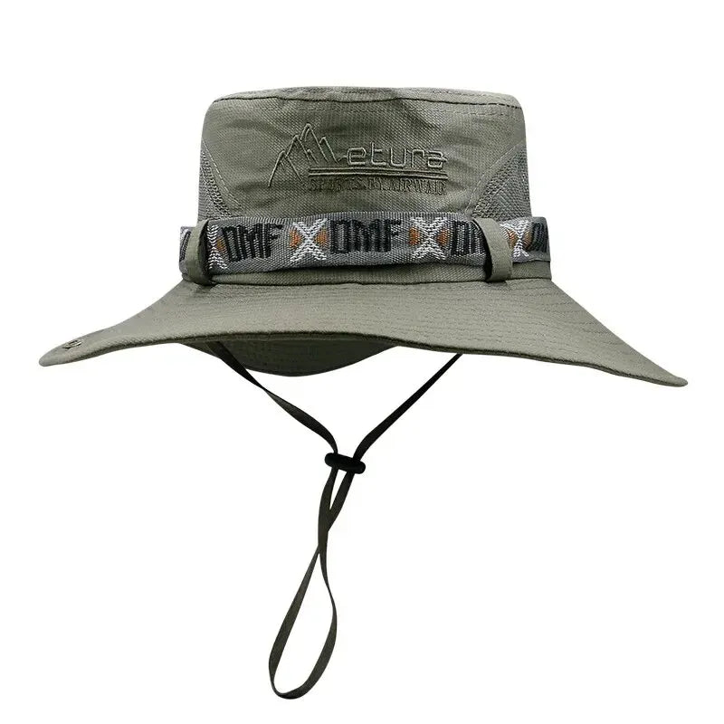 Bucket Hat UV Protection Wide Brim Panama Fisherman