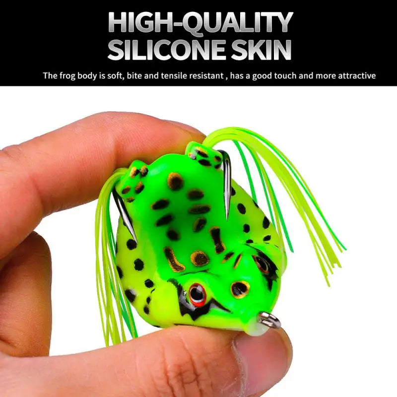 Frog Lure Soft Tube Bait Plastic Fishing Lure