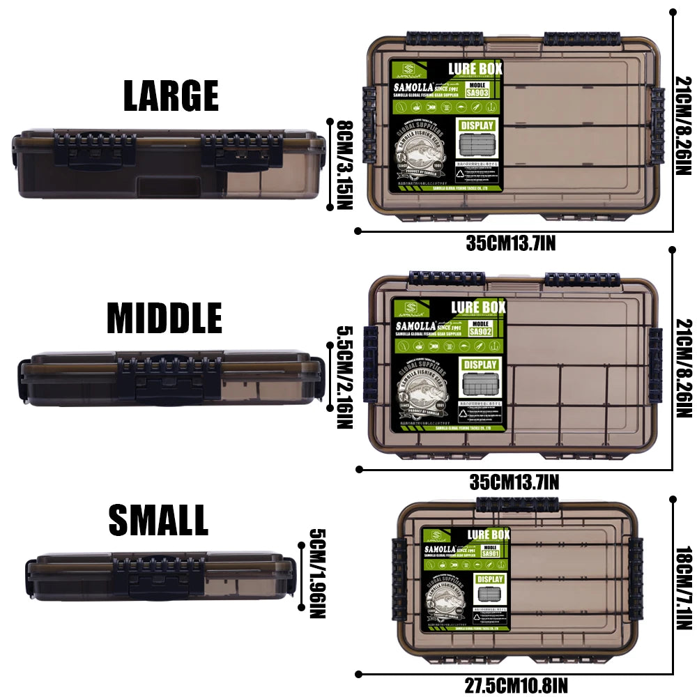 New Large Waterproof Fishing Tackle Box