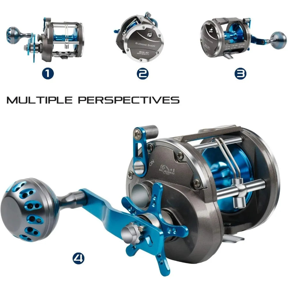 Trolling Reel  Level Wind Reels, Drag Reels