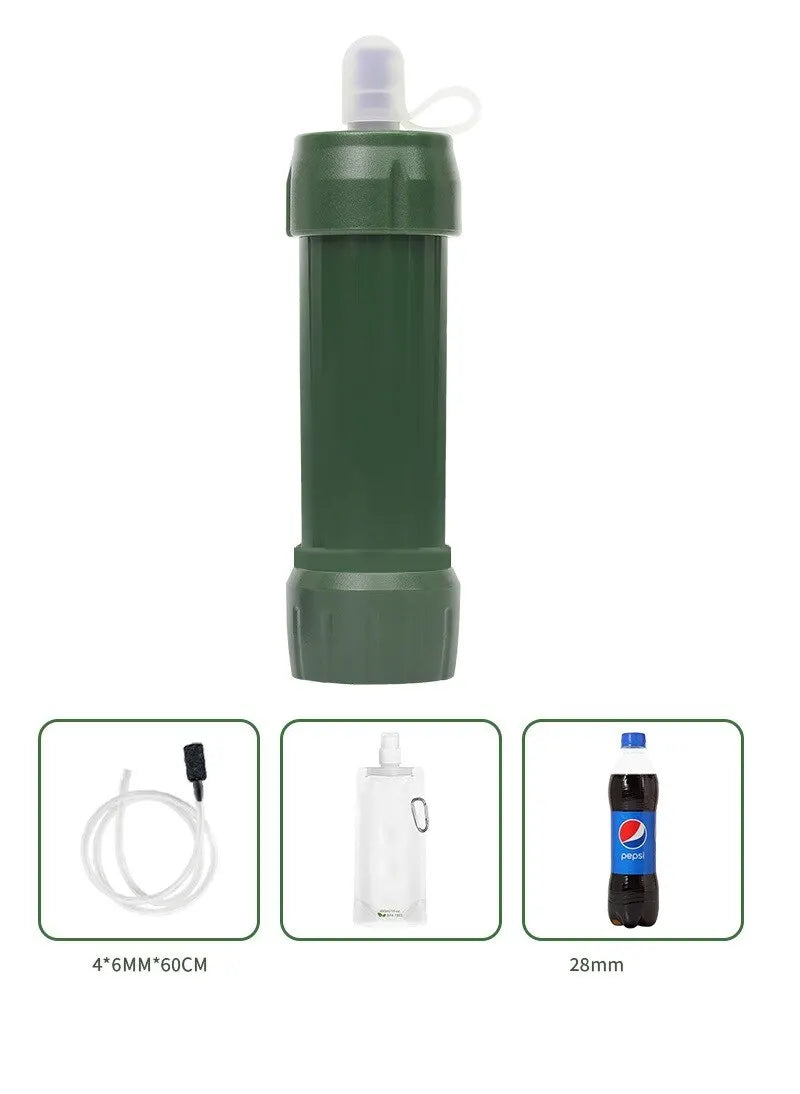 1pc Outdoor Mini Camping Purification Water Filter Straw