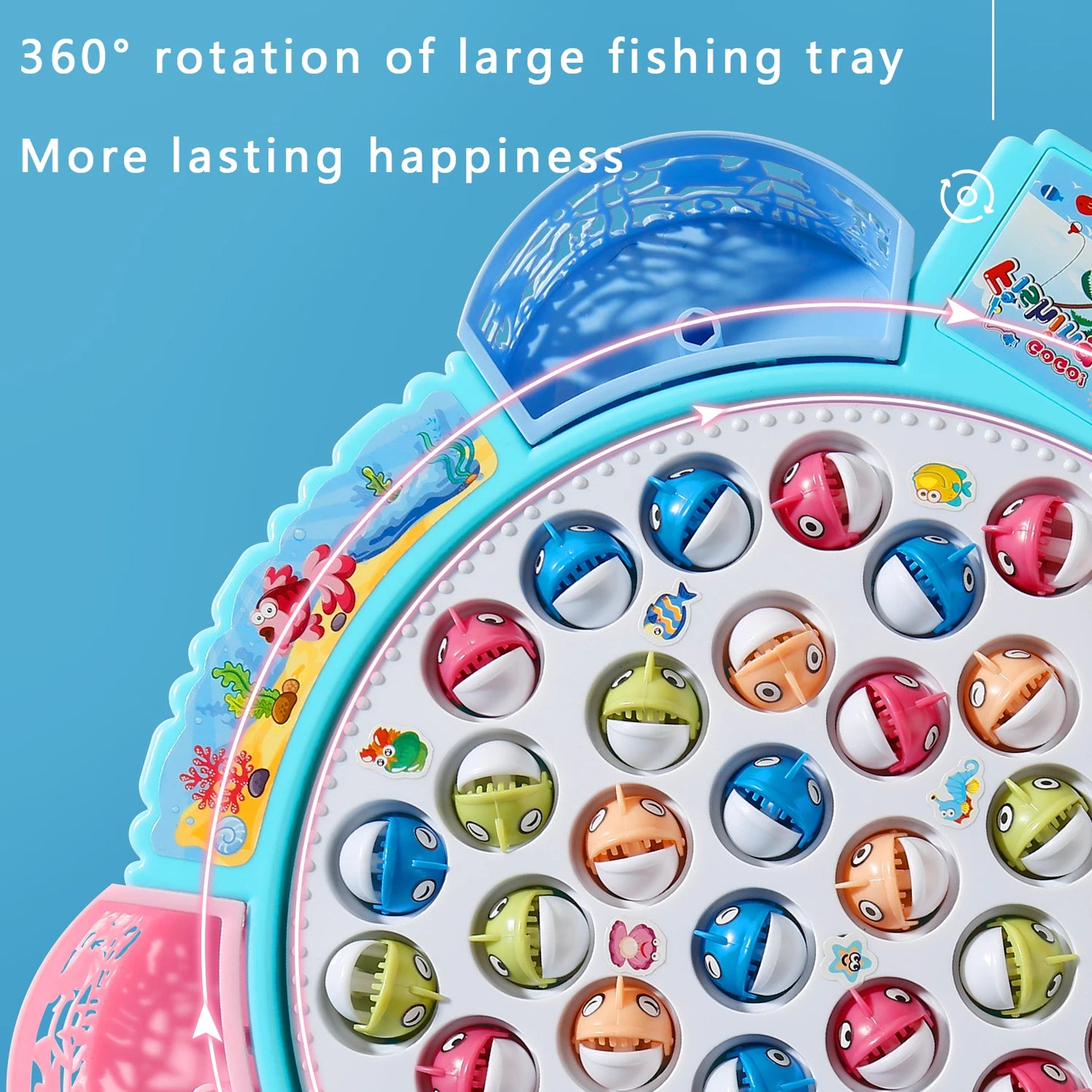 Fishing Toys, Hook Electric Spin With Music