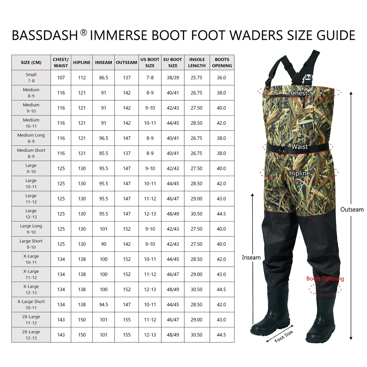 Men Women Boot Foot Waders Breathable Lightweight