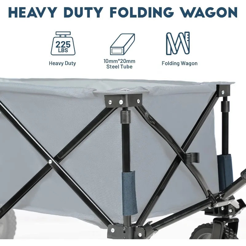 TIMBER RIDGE Collapsible Outdoor Folding Wagon Cart