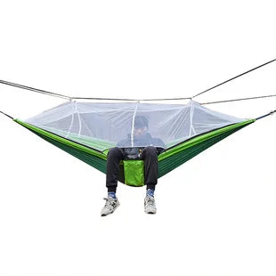 Automatic Quick-opening Mosquito Net Hammock Outdoor Camping Pole Hammock