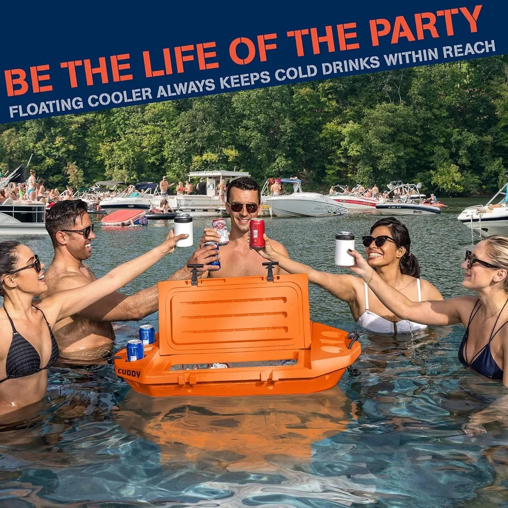 Cuddy Floating Cooler and Dry Storage Vessel