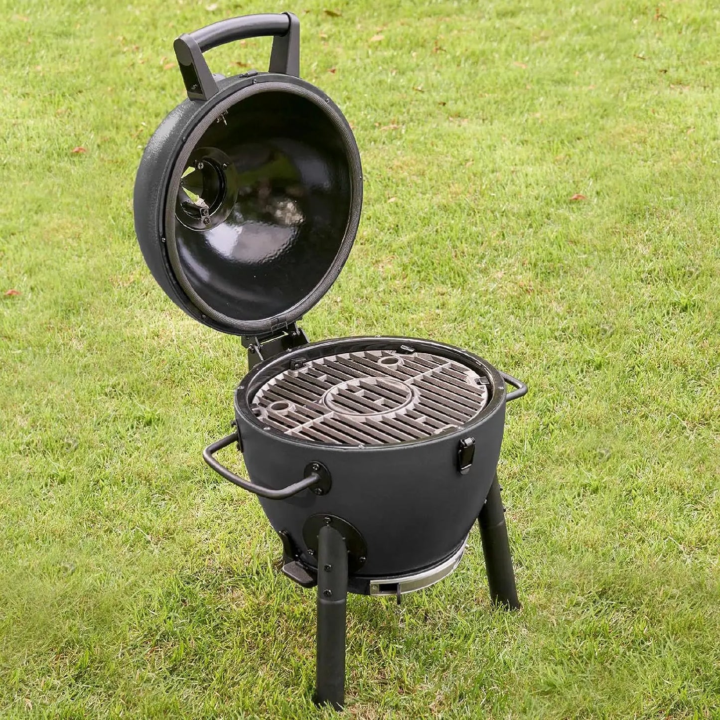 AKORN® Jr. Portable  Charcoal Grill and Smoker with Cast Iron Grates and Locking Lid