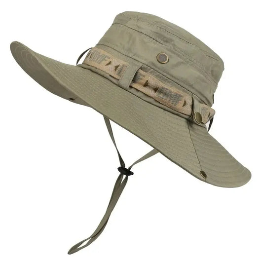 Bucket Hat UV Protection Wide Brim Panama Fisherman