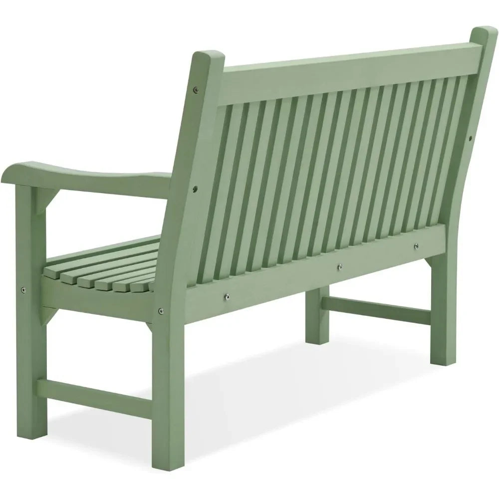 2-Person Poly Lumber Patio Bench