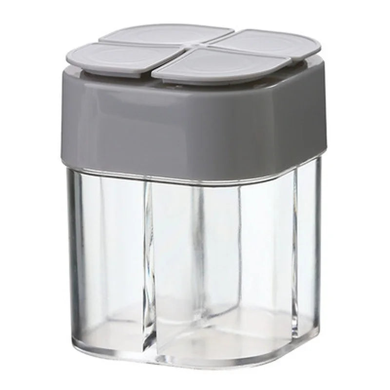 Camping Spice Kit Seasoning Shaker 4 in 1 Plastic Dispenser