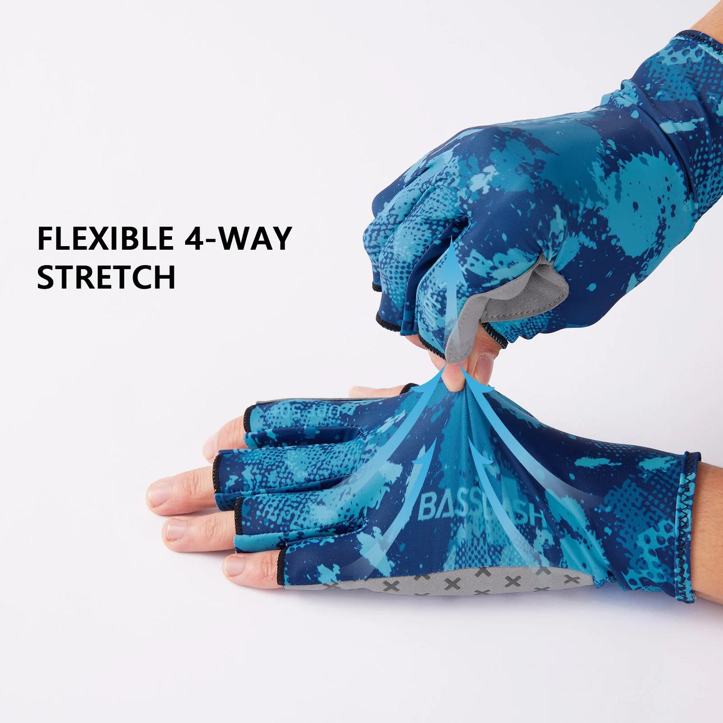  3/4 Finger Gloves Breathable Anti-Slip Palm