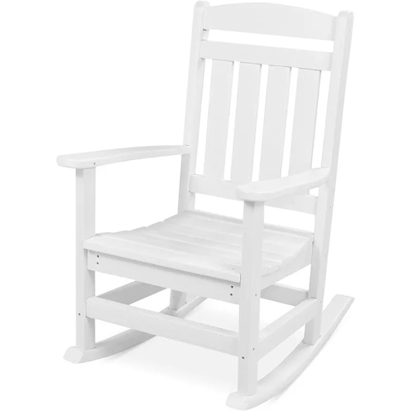 All-Weather Rocking Chair ,HDPE Porch Rocker