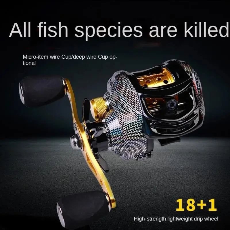 PENN Baitcast Reel with 18+1 Bearings, 7.2:1 Gear Ratio