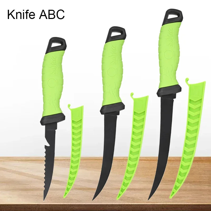 Stainless Steel Fishing Knife Fillet Boning Knife