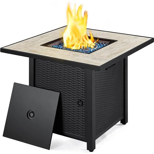 Propane Gas Fire Pit Table Outdoor