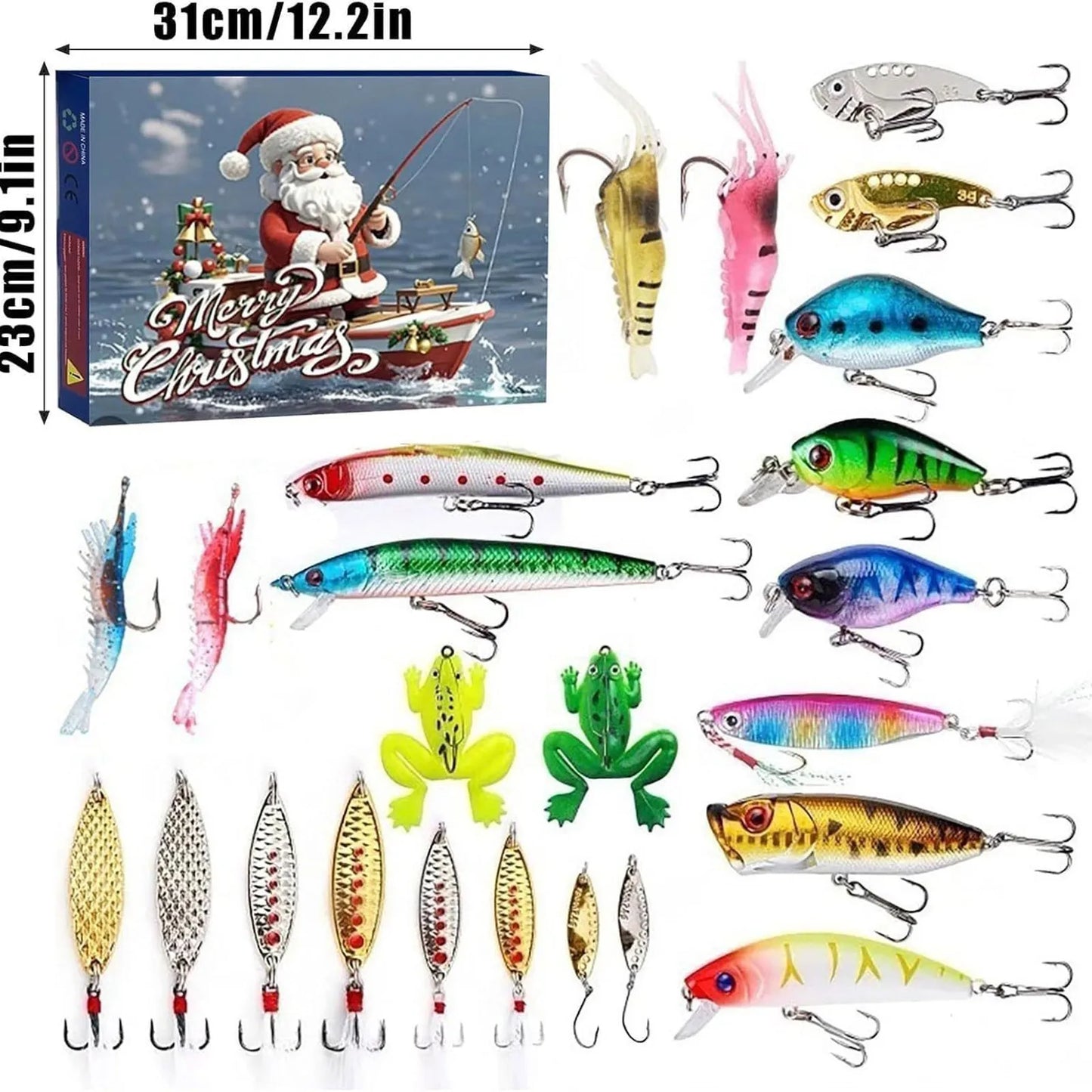 Fishing Advent Calendar Christmas Supplies 2024