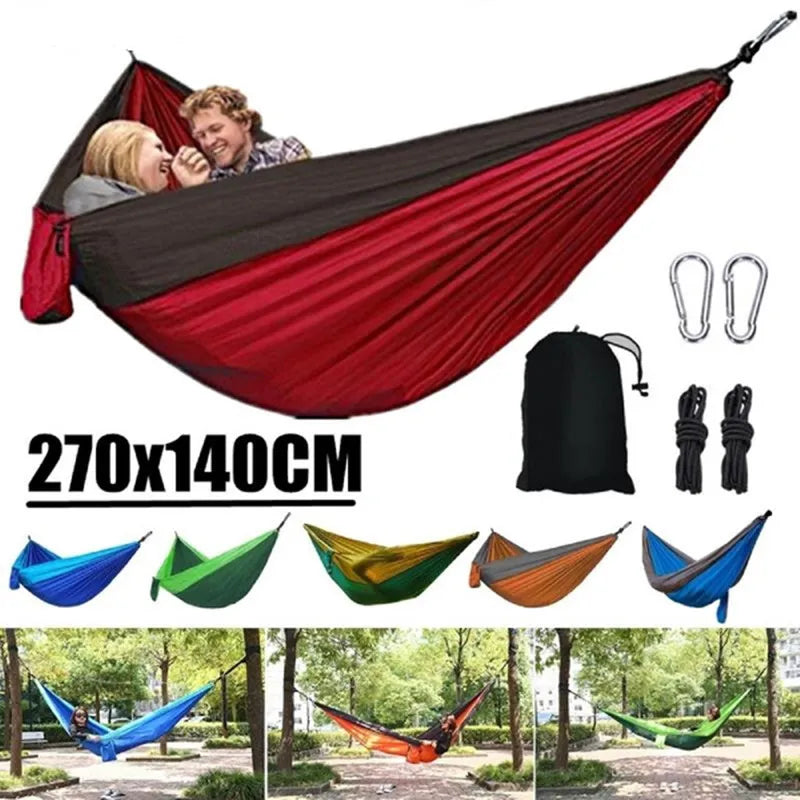 Single Person Portable Hammock  Parachute Fabric