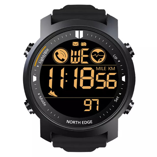 Men's Digital Watch Waterproof Running Sports Pedometer