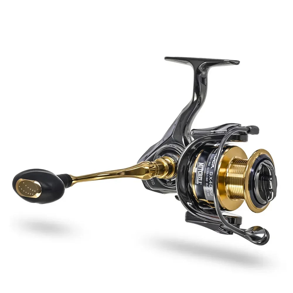 Mitchell fishing spinning reel, metal rocker arm